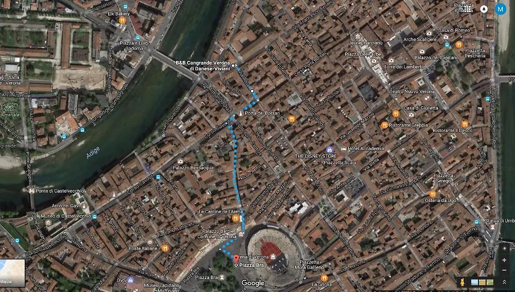 B&B Cangrande Di Danese-Viviani Verona Oda ve Kahvaltı